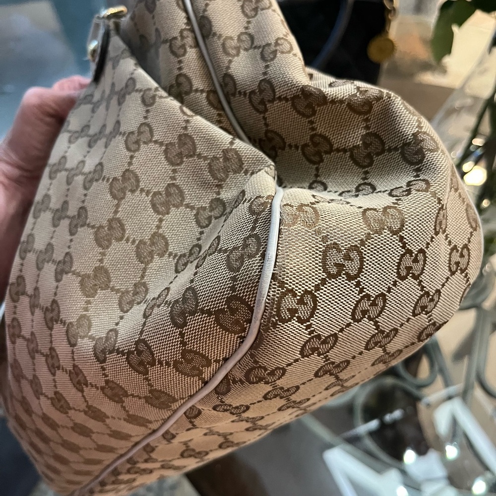 Gucci Monogram Bag Tote Purse - Picture 7 of 13
